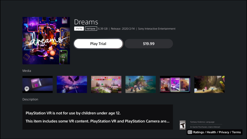 Слух: Sony выпустит улучшенное переиздание Dreams для PlayStation 5