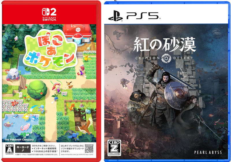 Crimson Desert стартовала со второго места в японском чарте продаж, Pokemon Pokopia лидирует третью неделю подряд